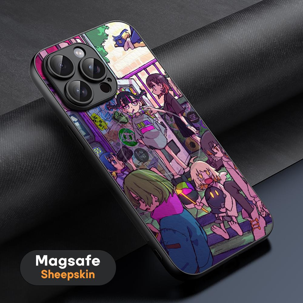 Zutomayo anime singer pattern design Phone Case For iPhone 17 16 15 14 13 12 11 Plus Pro Max High-end Luxury Magsafe Sheepskin