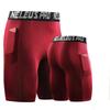 Men's Shorts Compression Sportswear Training Tights Gym Fitness Leggings Short Pants Running Sport Bottoms