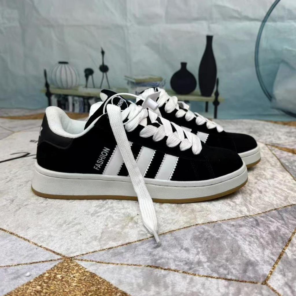 Трендовые мужские осенние подростковые низкие кеды в повседневном стиле с тремя полосками