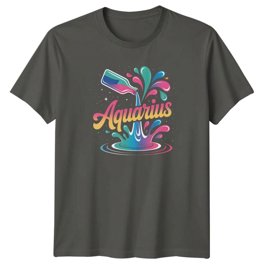 Aquarius TShirt Zodiac Signs Astrology Birthday Gift For Him And Her
