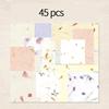 45 pcs/pack Vintage inviscid Decorative paper DIY Scrapbooking material paper hand made Junk Journal Background paper