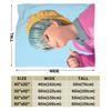 BABY Saja Boys Kpop Demon Hunters Game Plush Blankets Boy Girl Flannel Bedding Throws For Living Room Warm Soft Custom Bedspread