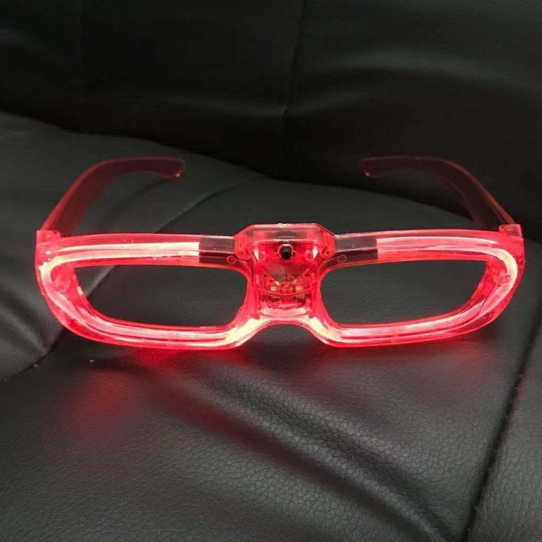 Festival Celebration Style Rectangle Luminous Glasses Women Men Eyeglasses Sqare Shades Light Glasses for Party Female Eyewear