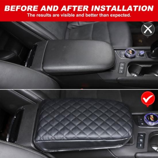 Car Armrest Box Leather Cover For Cadillac XT6 Handrest Protection Cover