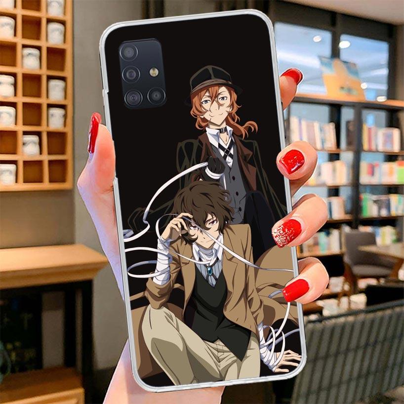 Чехол для телефона Bungo Stray Dogs Double Black Cover для Samsung Galaxy A12 A22 A32 A52 A72 A02S Чехол для телефона Note 20 Ultra 10 S10 Plus