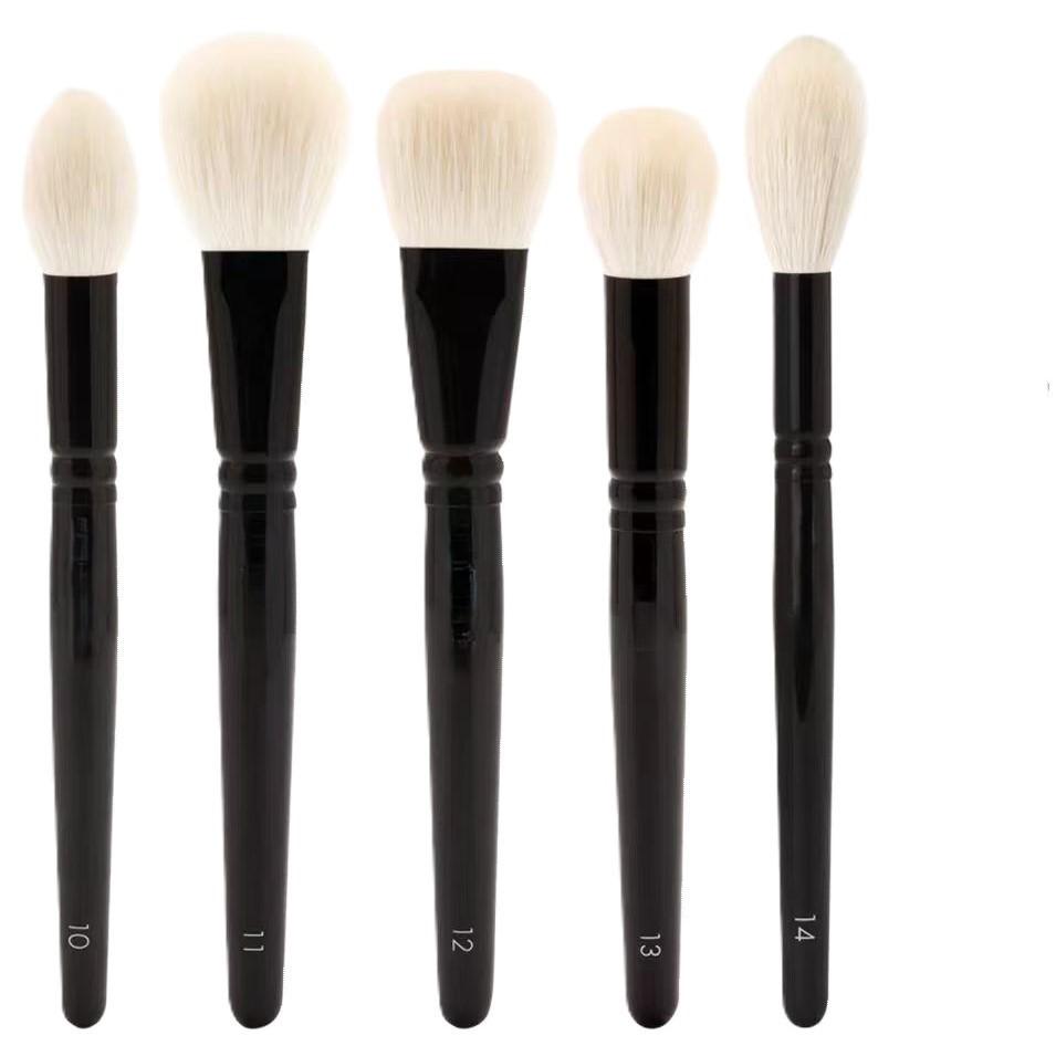 Кисти для макияжа лица WG для кремовой основы для пудры и скульптурирования щек с натуральным козьим волосом