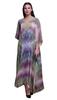 Floral & Animal Skin Long Caftan Maxi Dress Beach Swimwear Cover Up Womens