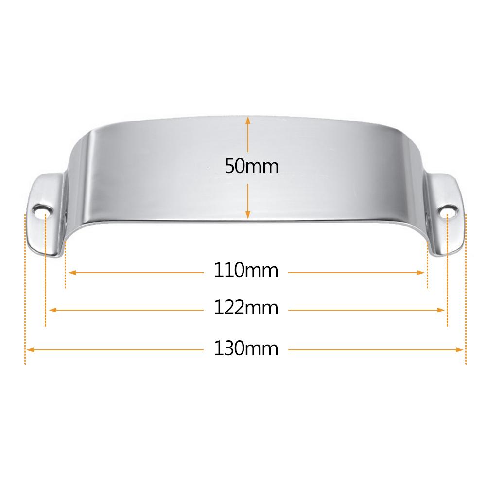 Накладка звукоснимателя для бас-гитары Защита звукоснимателя из сплава с 2 крепежными винтами Запасная часть для бас-гитары