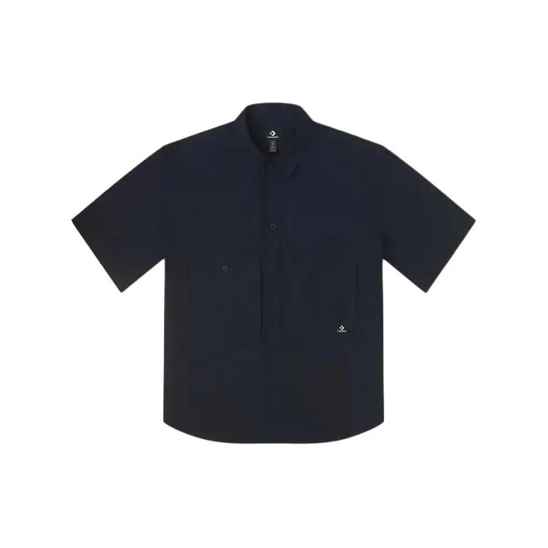 Converse Summer Fun Collection Shirts Men's Black Moderate (Unisex) Shirts 10026433 A01