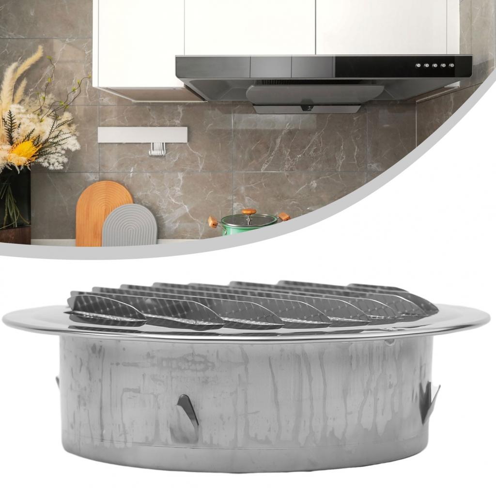 Крышка решетки воздухозаборника Защита от насекомых Круглая Серебряная