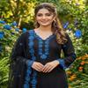 The Nazneen Thread-Embroidered Cutwork Salwar Suit Set