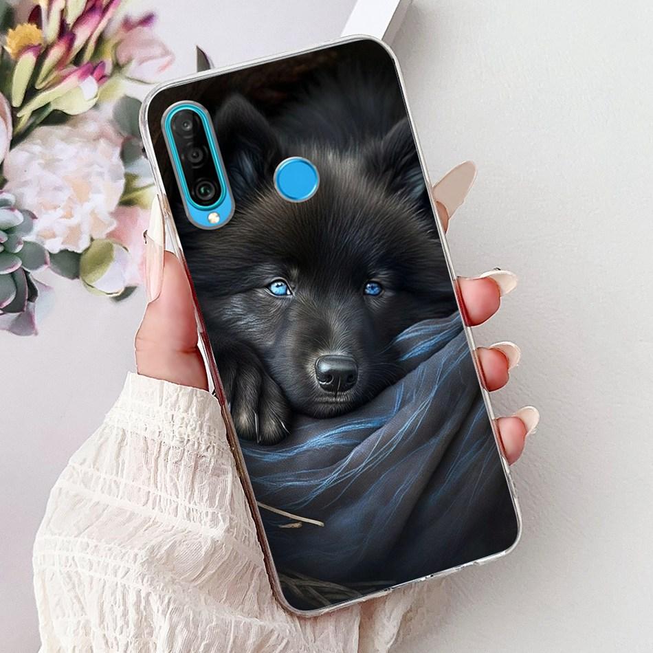 Для Huawei P30 Lite P 30 P30 Pro Крутой Чехол для Телефона с Рисунком Дракона и Тигра Для Huawei P30 P30Pro P30lite Мягкие Силиконовые TPU Чехлы