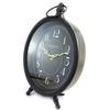 Les Trésors De Lily [M3205] - Black 'Vintage Design' Metal Clock