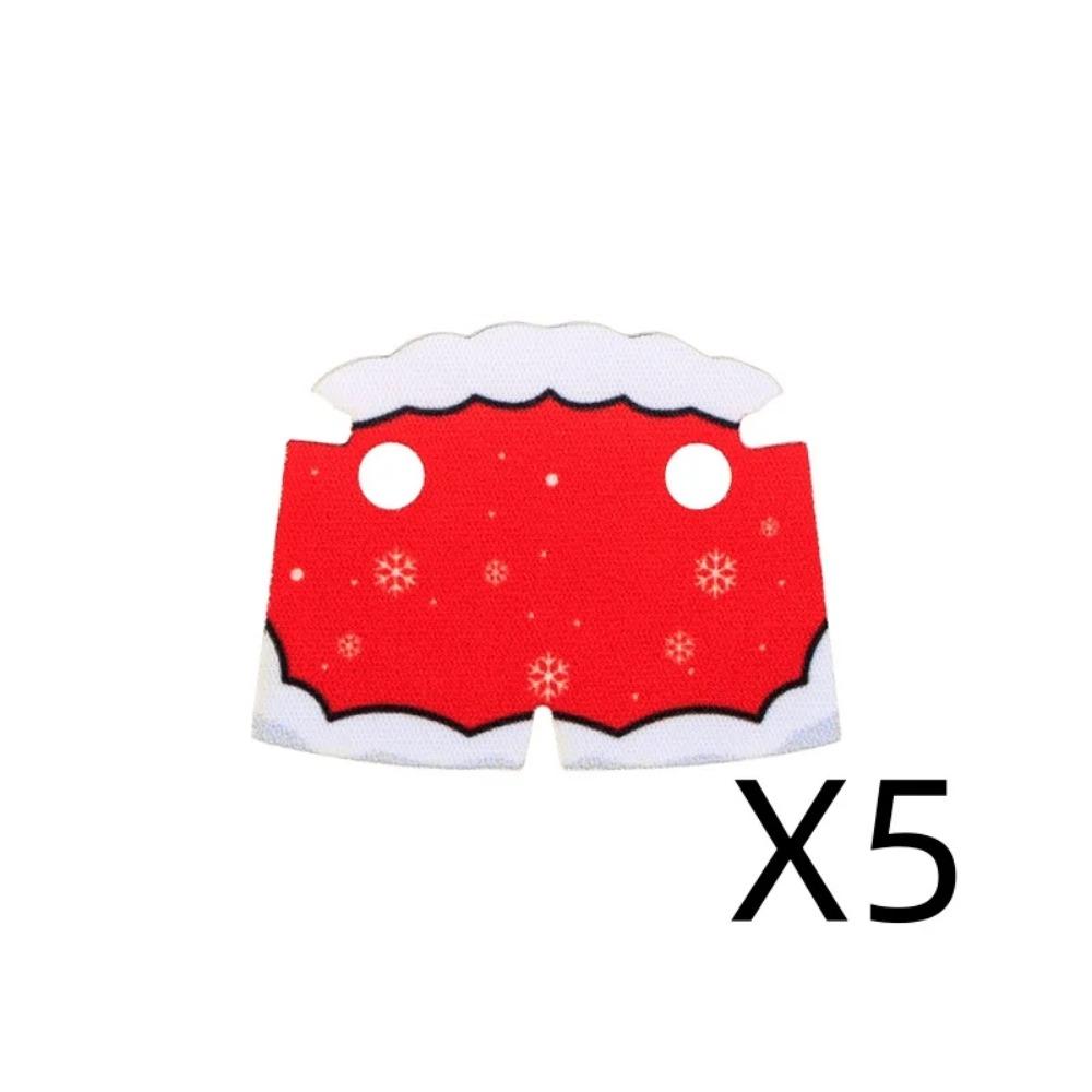 MOC City Christmas Building Blocks Figure Elk Sleigh Tree Garland Cape Coat Fireplace Candy Cane Snack Stand DIY Gift Toys K032