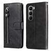For Infinix Hot 60 Pro 4G PU Leather Cases with Zipper Pocket Wallet Phone Cover Stand
