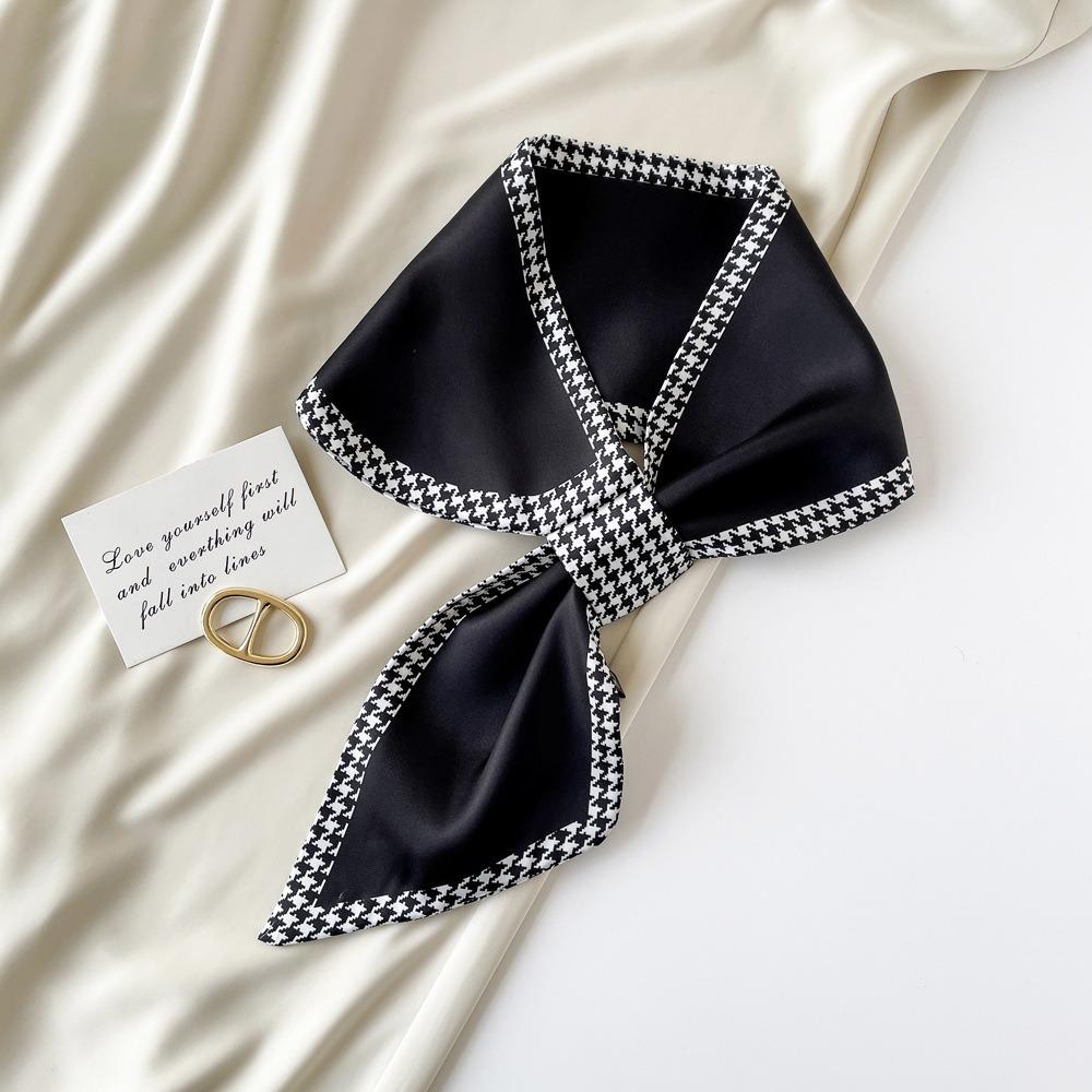 76 * 13cm Summer Women'S New Medium To Long Scarf Shawl Breathable Sunscreen Fashionable Versatile Premium Silk Scarf