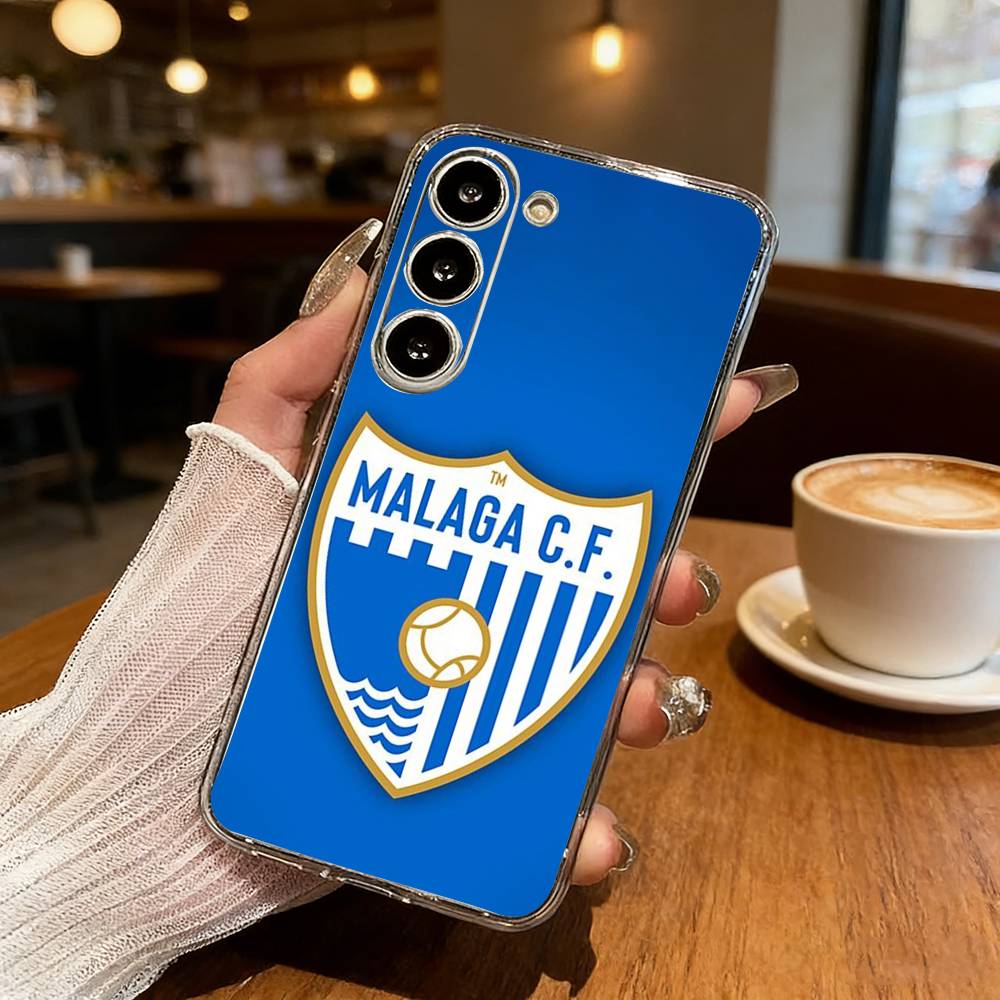 КРУТЫЙ Чехол для телефона COOL M-Malaga C-CF для Samsung S25, S24, S21, S22, S23, S30, Ultra, S20, Plus, Fe, Lite Прозрачная крышка