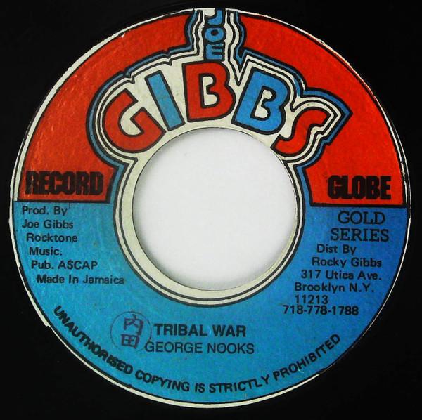 7-дюймовая пластинка GEORGE NOOKS THE PROFESSIONALS Tribal War No More War NONE Joe Gibbs Recor Ямайка Регги Ска Даб Б/у