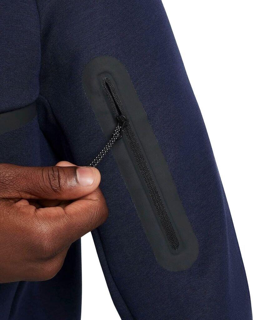 Толстовка Nike Tech Full-Zip Windrunner Hoodie (HV0949) обсидиан/черный