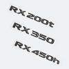 3D глянцевые черные буквы RX200t RX270 RX300 RX350 RX450h RX450hL гибридная эмблема для автомобиля LEXUS на крыло багажника задняя наклейка с логотипом