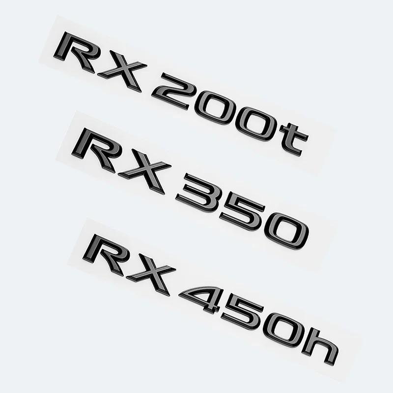 3D глянцевые черные буквы RX200t RX270 RX300 RX350 RX450h RX450hL гибридная эмблема для автомобиля LEXUS на крыло багажника задняя наклейка с логотипом