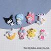 Очаровательные DIY-аксессуары из смолы Sanrio: Чехол для телефона, Заколка для волос, Головной убор и Стаканчик для ополаскивателя рта Декор