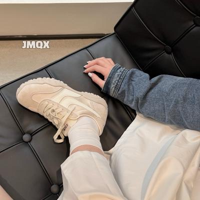 Новые нескользящие спортивные кроссовки для ходьбы, женские, удобные, повседневные, универсальные, дышащие, подходящие по цвету, кроссовки с круглым носком