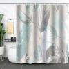 Flower Leaf Bathroom Thickened Waterproof And MildewProof Shower Curtain Design