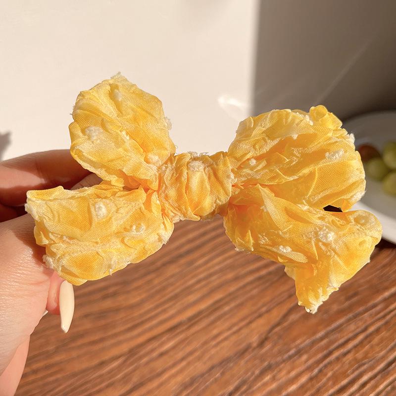 Новая корейская заколка-бантик в виде принцессы - милый и свежий дизайн для женщин