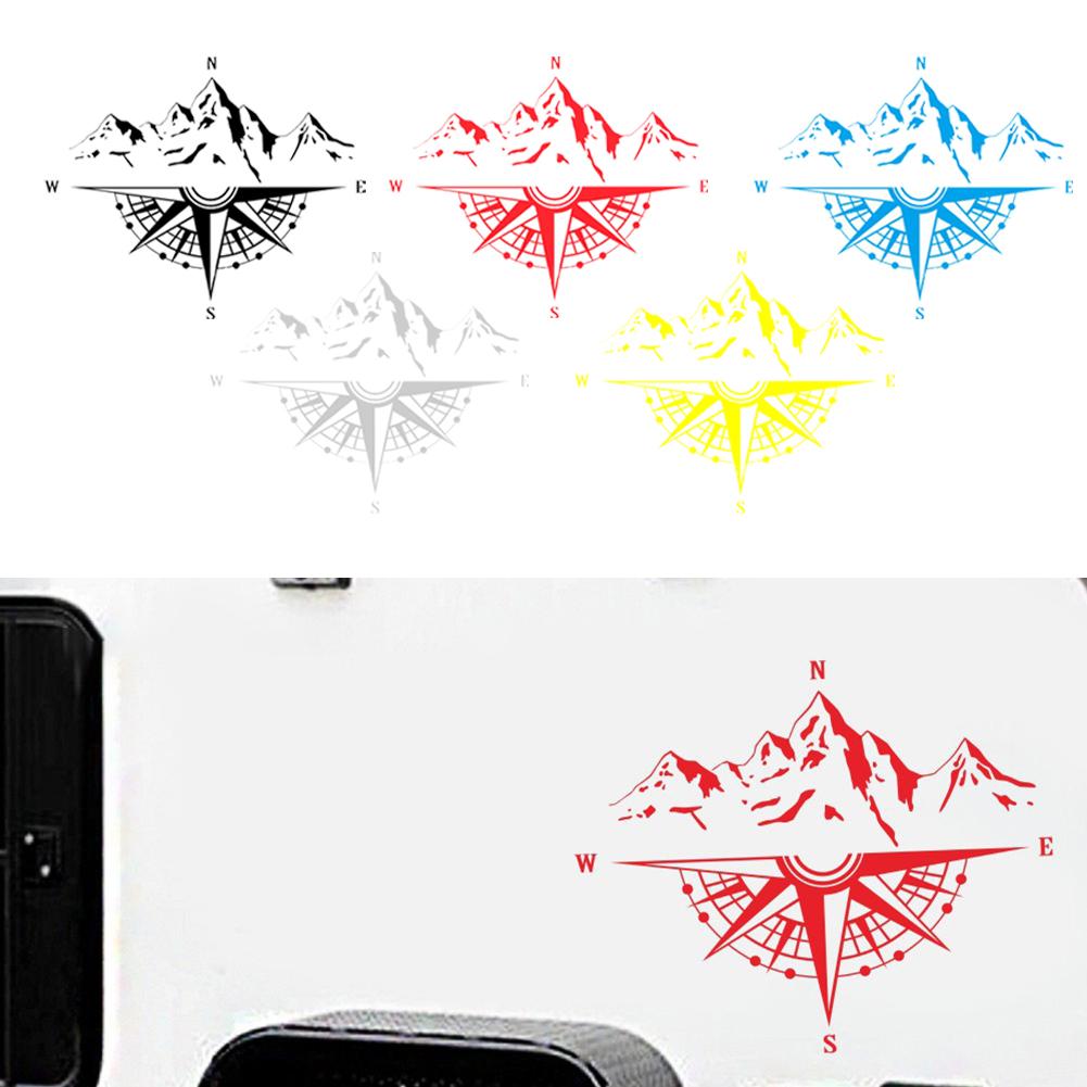 100% новый авто капот, большой приключенческий дом на колесах, наклейка, горный компас, стена