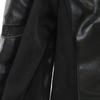ARMANI JEANS made in Italy mesh leather jacket 50 black Men's Used