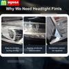 For Skoda Enyaq iV -2024 Car Headlight Protective Car Film Headlamp Transparent Black TPU Exterior Sticker Car Accessories