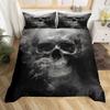 Erosebridal Ice Hockey Bedding Set Twin Hockey Player Duvet Cover for Kids Boys Girls Teens Juvenile Sports Game Comforter Cover Set Soft Mi