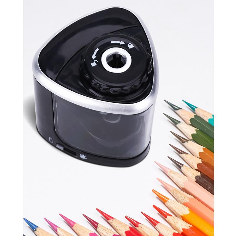 Электрическая точилка настольная автоматическая точилка для карандашей подходит для карандашей (6-8мм) для студентов школьные канцелярские товары
