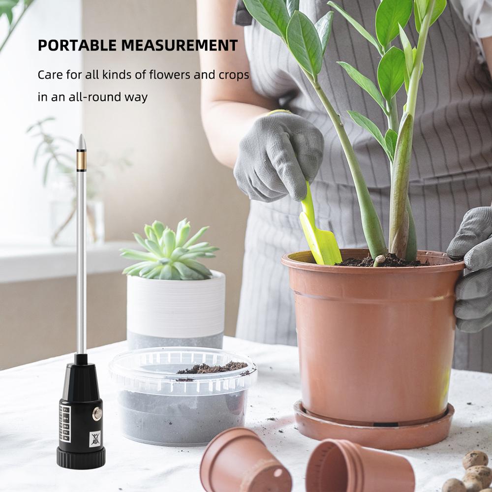 Тестер почвы Тестер pH и влажности Инструмент для измерения pH почвы и влажности Не требуется батарея