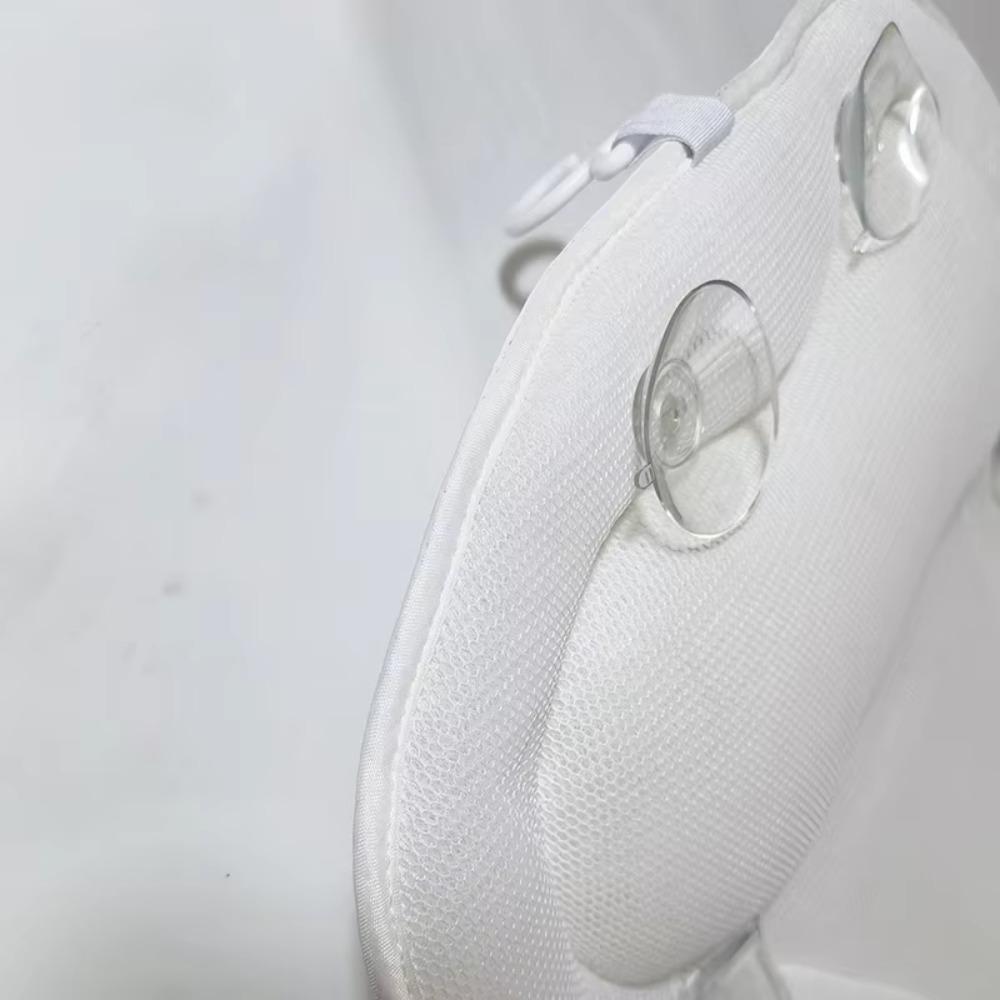 Подушка для ванны «Бабочка» 4D, белая, мягкая, дышащая, сетчатая подушка для ванной с присосками, быстросохнущая, приятная для кожи подушка для ванны