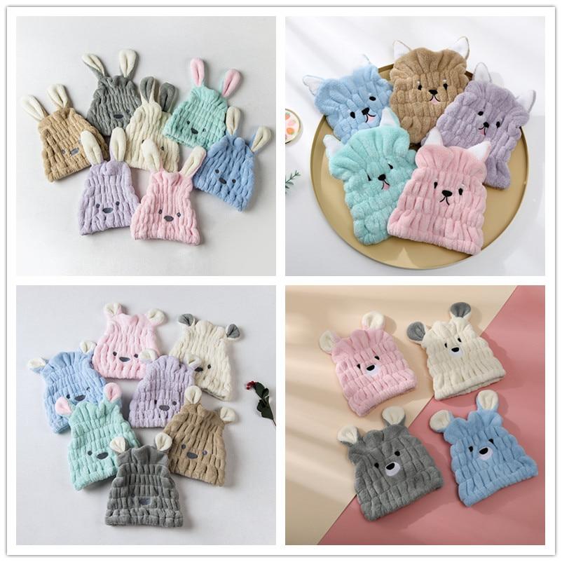 Полотенце для волос из микрофибры для женщин, супервпитывающий быстросохнущий тюрбан для волос для сушки вьющихся длинных густых волос, шапка, обернутое полотенцем