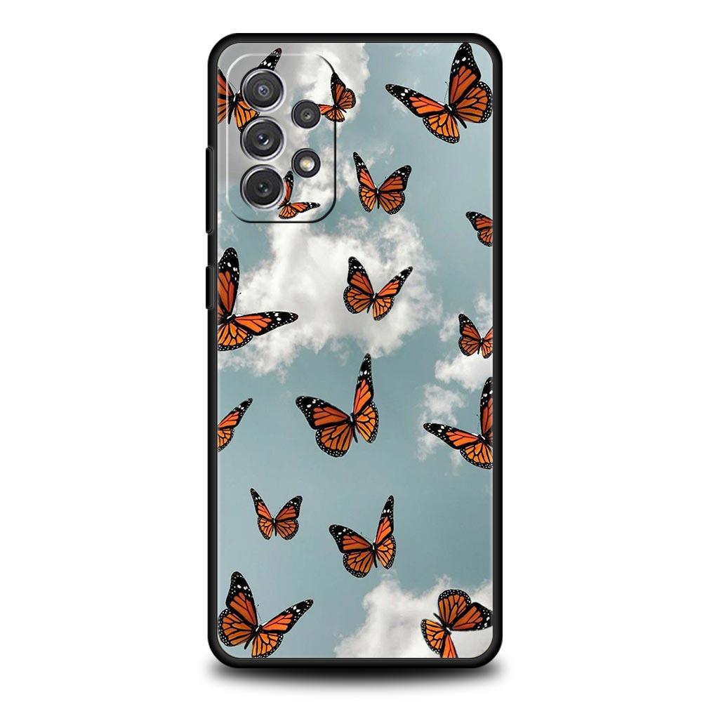 Чехол-бабочка для телефона Samsung Galaxy A51 A71 A21S A12 A11 A31 A52 A41 A32 A01 A23 A33 A53 A73 A03S A13 5G Мягкий чехол
