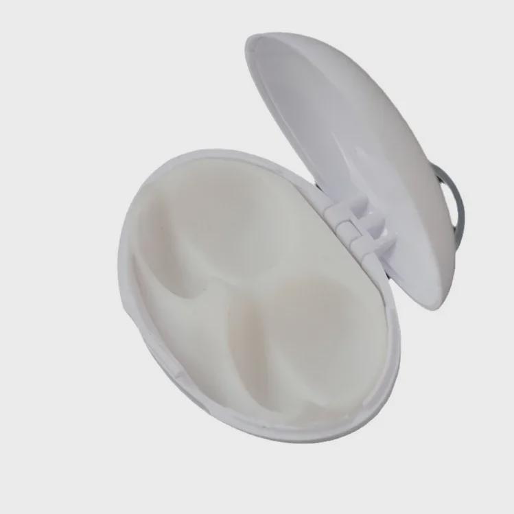 Прозрачный пластиковый футляр для хранения берушей и ювелирных изделий