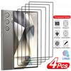 4 шт. полностью закаленное стекло для Samsung Galaxy S24 Ultra S23 FE S22 S21 Plus защитное стекло для экрана с функцией разблокировки отпечатков пальцев