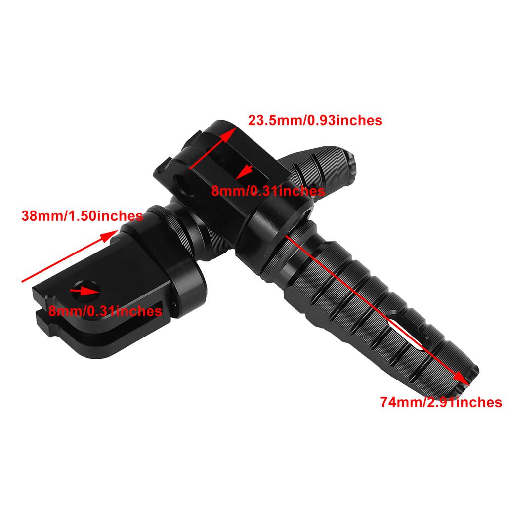 Front Footrests Foot Peg Fit for Benelli Leoncino 500 18-22 502C 752S 19-22