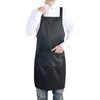 Cozycube H-shaped Apron, Simple, Neck-hanging Apron for Men and Women, Cafe Apron, Plain, Stylish, Large Capacity Pocket, Stain-resistant, Wrinkle-res