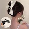 Mno Ribbon Hair Clip Hair Pin Updo Half-up Hair Clip Glossy Ribbon Hair Tie