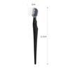 Beauty Tool Black Mesh Small Head Straight Handle With Lid Eyebrow Trimmer