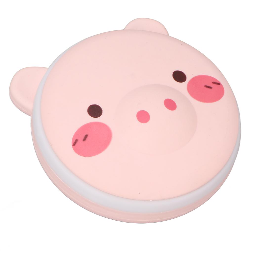 USB Hand Warmer Cute Piggy Prevent Scalding Portable Hand Warmer Power Bank with Luminous Mirror