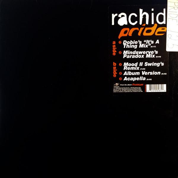 12-дюймовая пластинка RACHID Pride U1256187 Universal Recor 1998 US Dance Electronica Б/у
