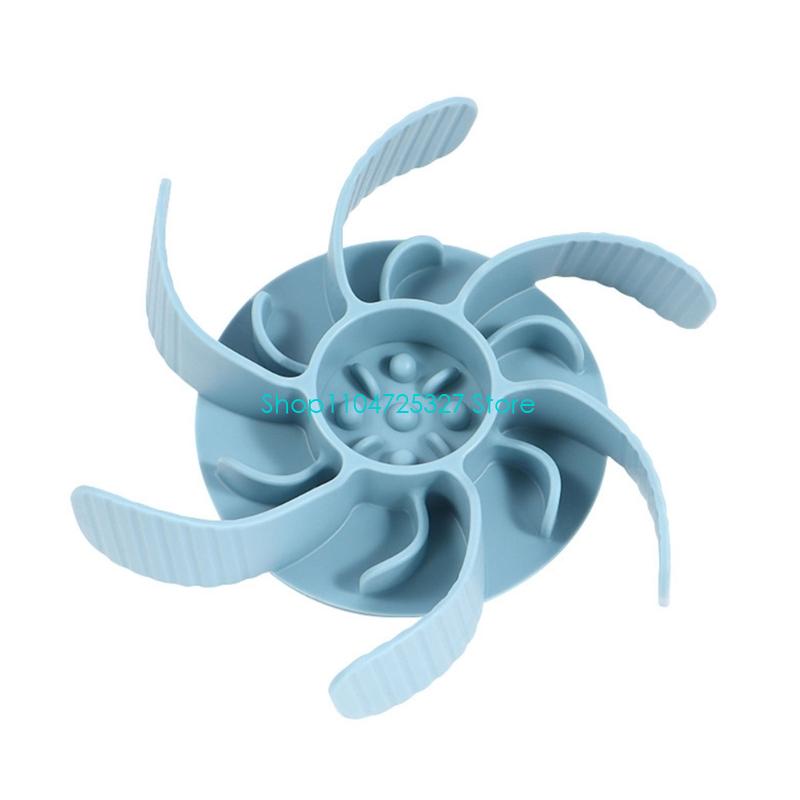 D8KF Slow Feeder Dog Bowl Insert With Strong Suction Cup NonSlip Silicone Pet Dispenser For Healthy Eating And Digestion