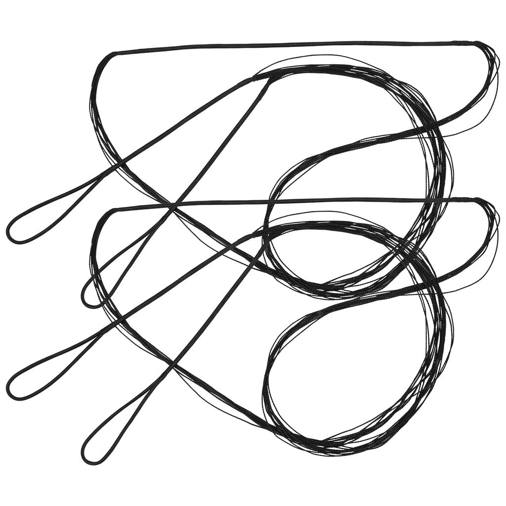 2 шт. Тетива для лука для стрельбы из лука, рекурсивная тетива, 12 прядей, 145 см 57,1 дюйма, 117 см 46,1 дюйма, сменная