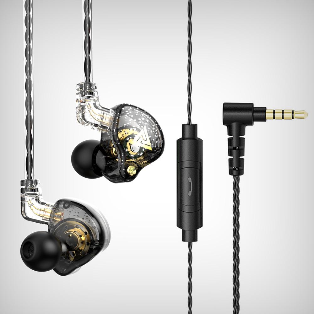 QKZ AK6 PRO Наушники HiFi Fever Bass Проводные наушники-вкладыши для мобильного телефона Компьютерные наушники
