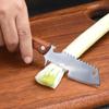 Stainless Steel Knife Head for Cutting Scallions Strips Ergonomic Handle Kitchen Tool for Convenient Cooking in Households